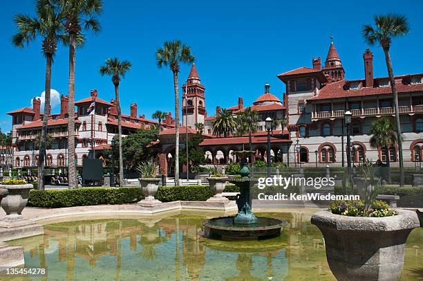 flagler college overview - st augustine stock pictures, royalty-free photos & images