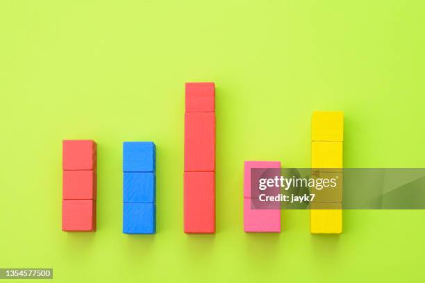 chart - building block infographic stock pictures, royalty-free photos & images