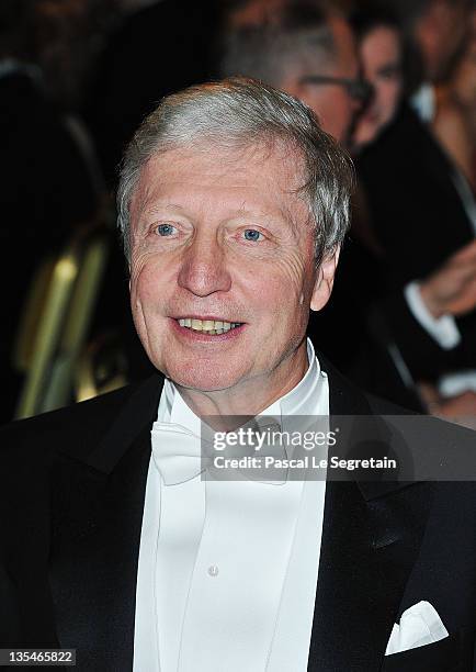 French biologist and Nobel Prize for physiology laureate Jules Hoffmann attends the Nobel Prize Banquet at Stockholm City Hall on December 10, 2011...