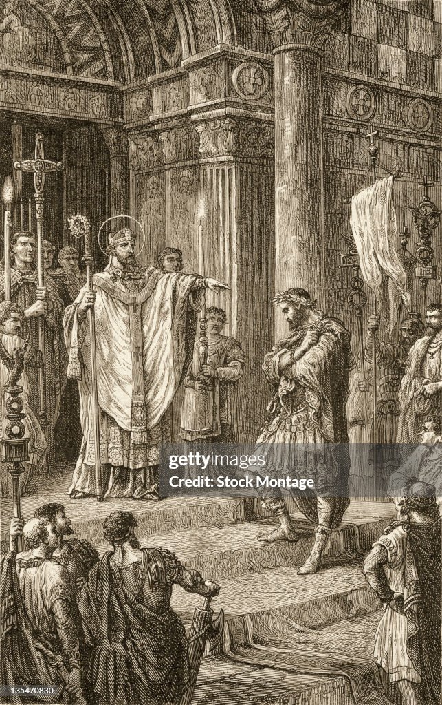 Saint Ambrose Refuses Theodosius The Great