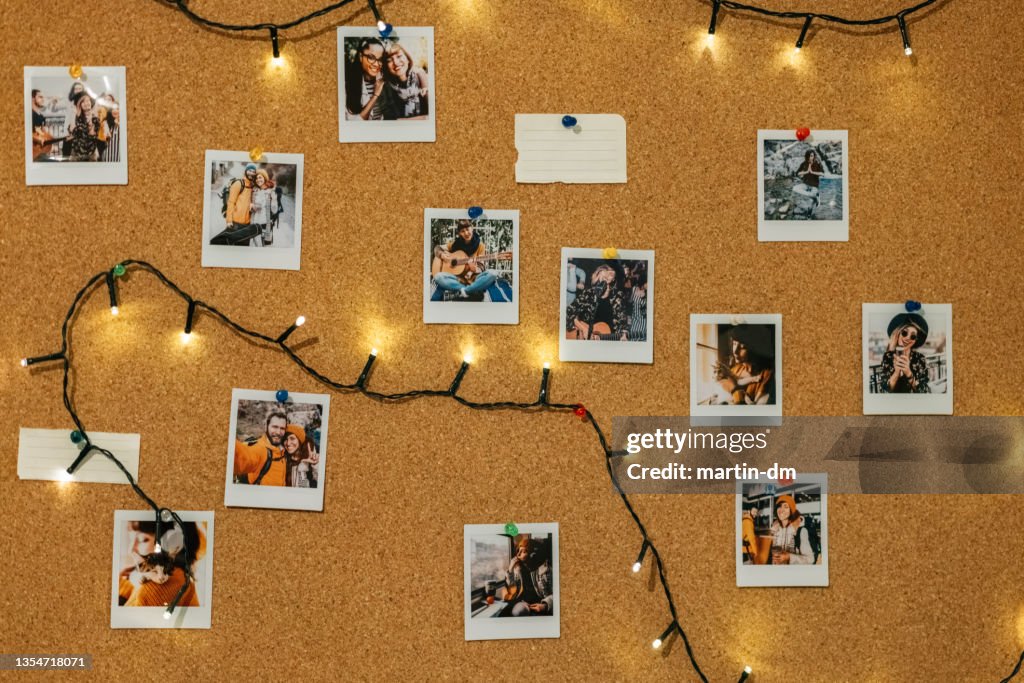 Collection of instant photo memories