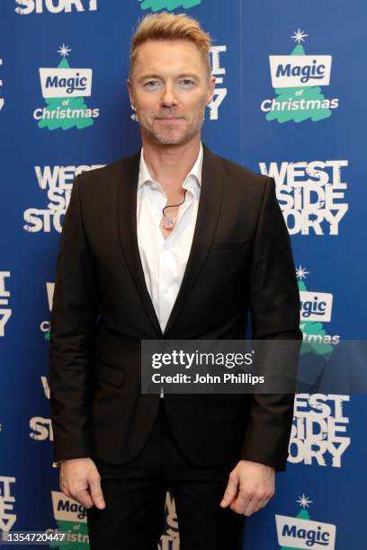 Magic Radio presenter Ronan Keating attends Magic Radio’s Magic of Christmas with ‘Last Christmas’ at London Palladium on November 21, 2021 in...