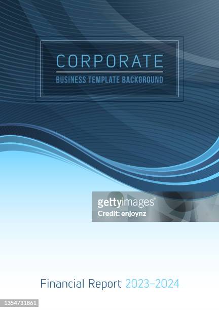 abstract blue abstract business flow background - business card design stock illustrations