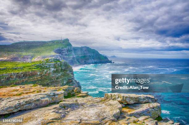 cape of good hope (cape point) in cape town, south africa - cape point stock pictures, royalty-free photos & images