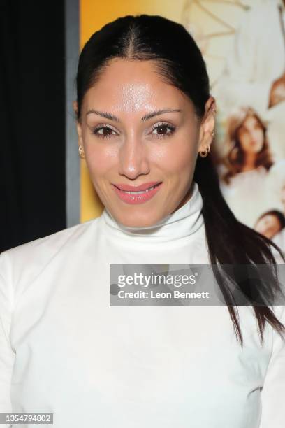 Tehmina Sunny attends the Los Angeles special screening of "The Shuroo Process" at Soho House on November 21, 2021 in West Hollywood, California.