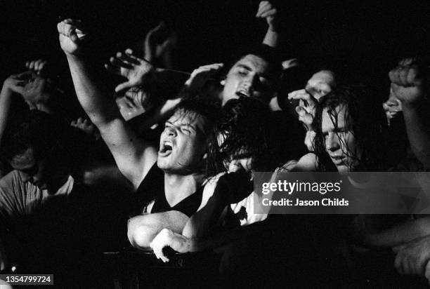 Melbourne, Victoria, Australia Friday 31st Jan, 1992 Nirvana the grunge band of the 1990s performing their albums Bleached and Nevermind at the...