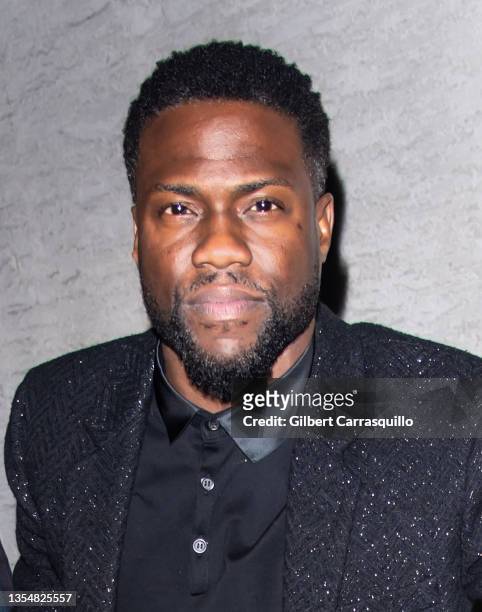 Actor, comedian Kevin Hart is seen leaving the 'Kevin Hart Working Out New Material' comedy show at Punch Line Philly comedy club on November 21,...