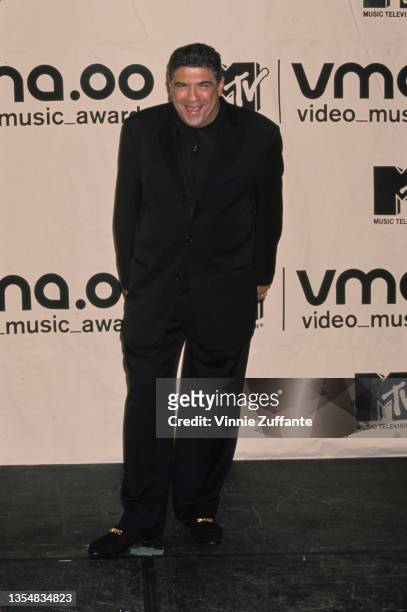 American actor Vincent Pastore in the press room of the 2000 MTV Video Music Awards, held at Radio City Music Hall in New York City, New York, 7th...