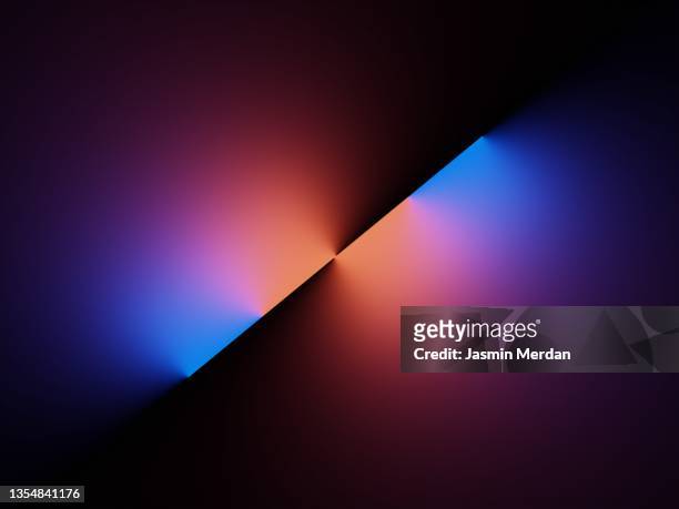 multi coloured neon lights on black - vitality stock pictures, royalty-free photos & images