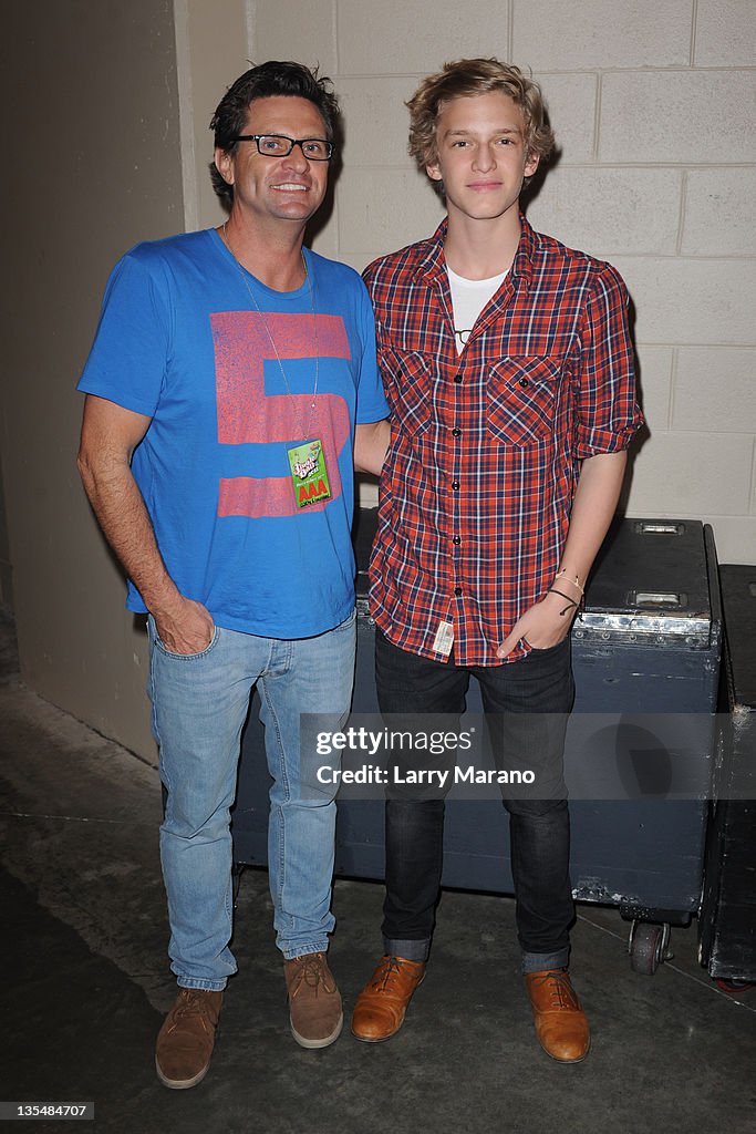 Y 100 Jingle Ball - Backstage