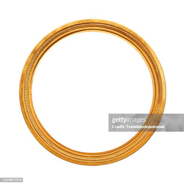 frame - gold circle stock pictures, royalty-free photos & images