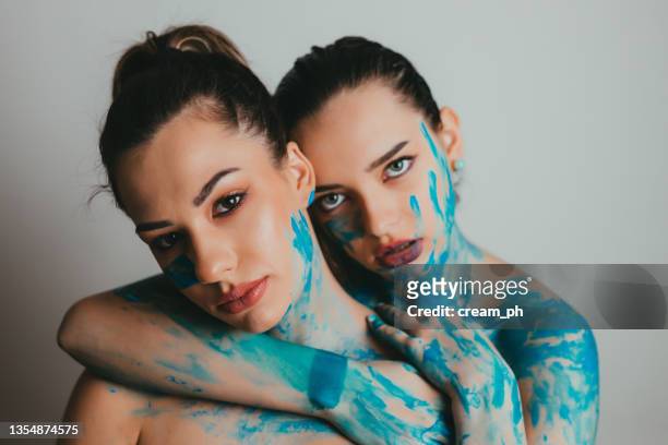 886 Blue Body Paint Stock Photos, High-Res Pictures, and Images - Getty  Images