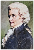 Antique photograph of people from the World: Mozart