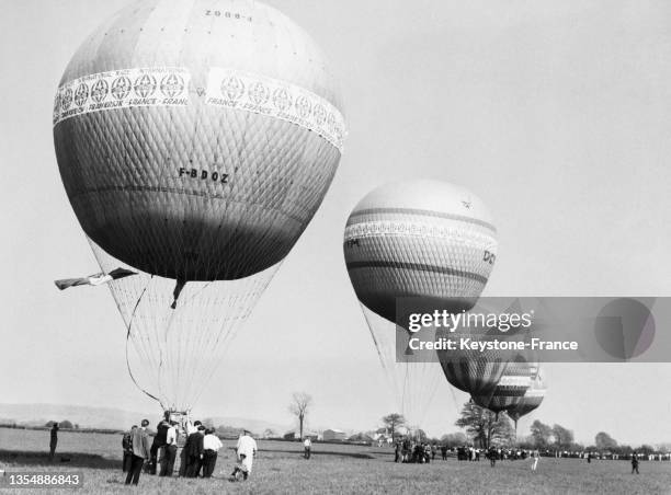 Le concours international de ballons de Stanton Harcourt, le 13 mai 1965.