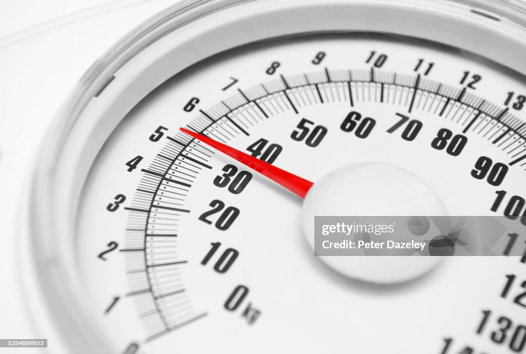 Scales showing low weight