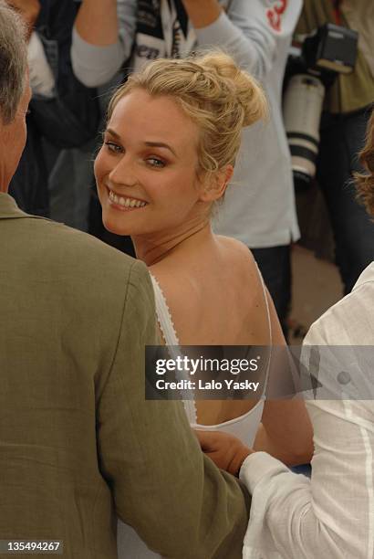 Diane Kruger during 2007 Cannes Film Festival - "l'Age des Tenebres" Photocall Departures at Palais des Festivals in Cannes, France.