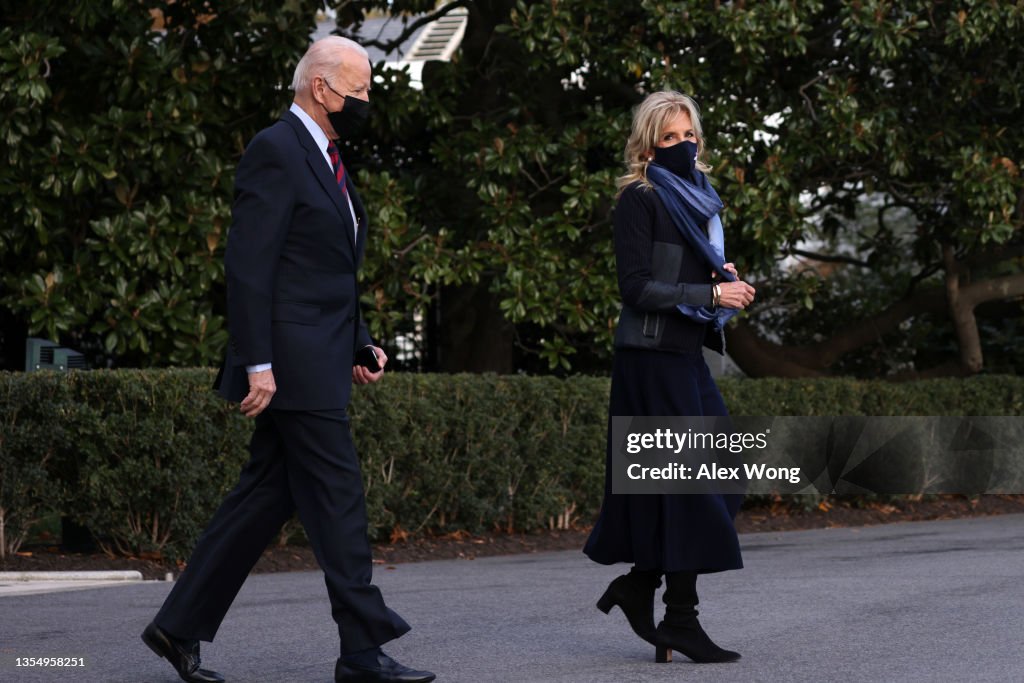 President Biden Departs White House For North Carolina