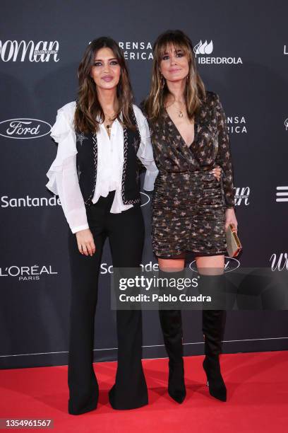 Sara Carbonero and Isabel Jimenez attend the Woman Planet Awards at Real Academia de Las Bellas Artes on November 22, 2021 in Madrid, Spain.