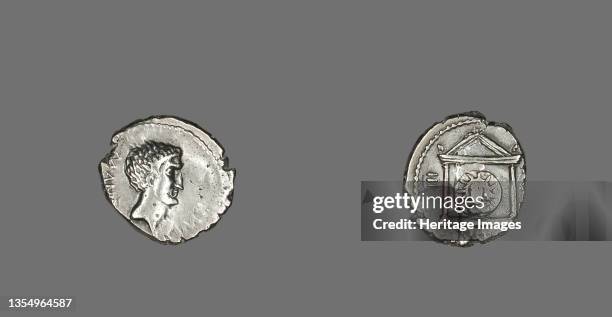 Denarius Portraying Mark Antony, 42 BCE. Artist Unknown.