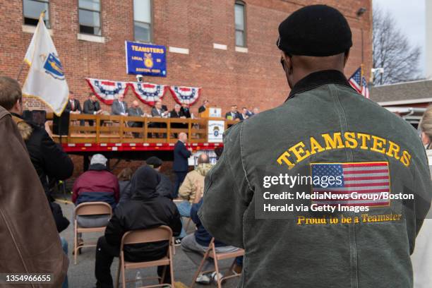 Teamsters Local 25 President Sean O’Brien, the new general president elect of the International Brotherhood of Teamsters, speaks during the Teamsters...