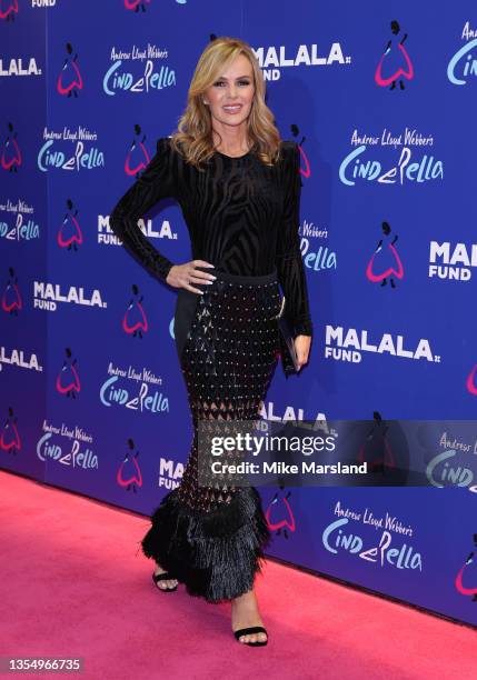 Amanda Holden attends a Gala performance of "Cinderella" to support The Malala Fund on November 22, 2021 in London, England.