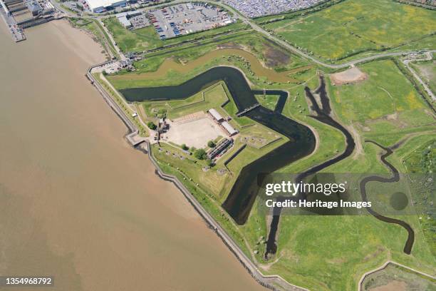 Tilbury Fort, a late 17th century coastal fort with bastions and outworks principally Dutch in design and said to be the best preserved and most...