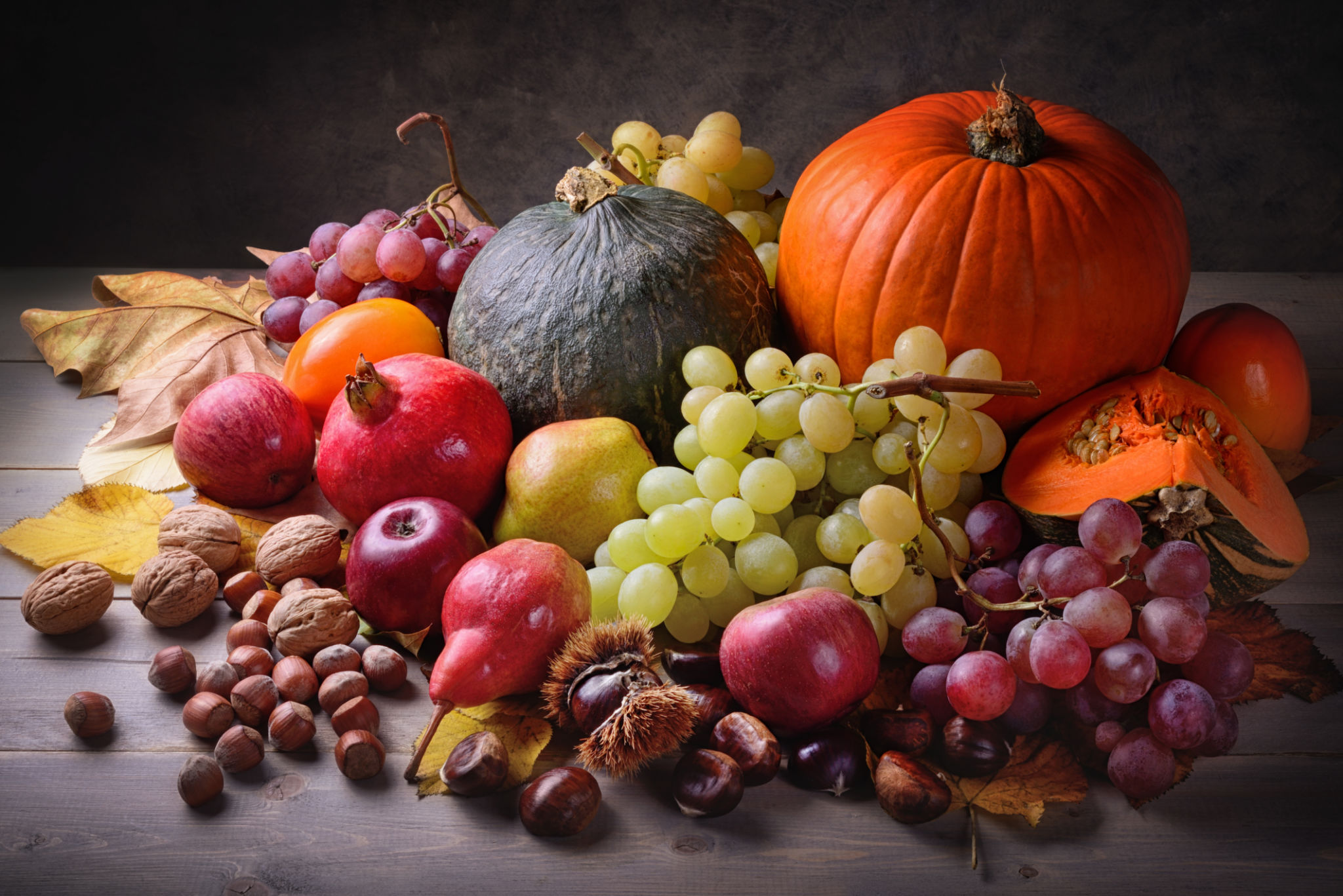 autumn fruits vegetables