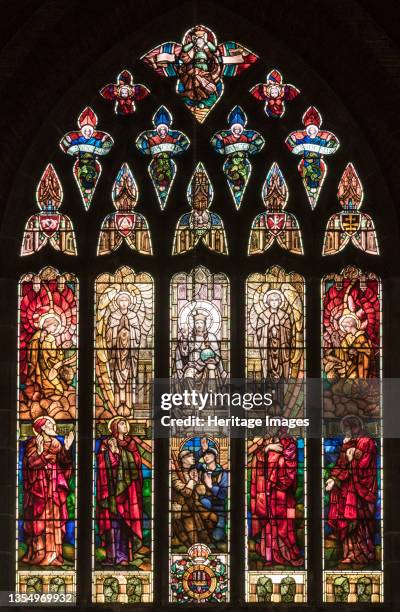 East window, All Saints' Church, Leek Road, Hanley, Stoke-on-Trent, 2018. Artist Steven Baker.