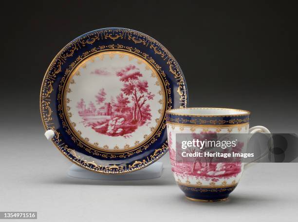 Cup and Saucer, Doccia, circa 1775. Artist Doccia Porcelain Factory.