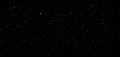 Sky starry. Black night background with star. Starry galaxy space. 8bit texture in flat style. Dark universe with twinkle constellation. Cosmos background. Vector