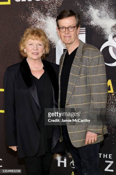 Becky Ann Baker and Dylan Baker attends the Nat Geo's "The Hot Zone: Anthrax" New York Premiere at Jazz at Lincoln Center on November 22, 2021 in New...