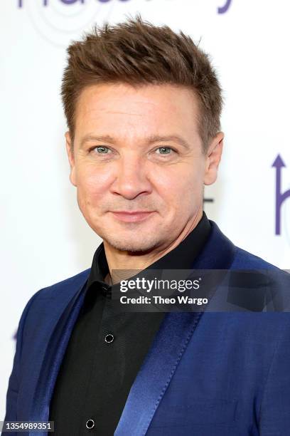 Jeremy Renner attends the Hawkeye New York Special Fan Screening at AMC Lincoln Square on November 22, 2021 in New York City.