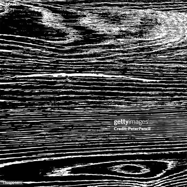 tree with a knot. grunge texture. black dusty scratchy pattern. abstract grainy background. vector design artwork. textured effect. crack. - plaster texture background stock illustrations