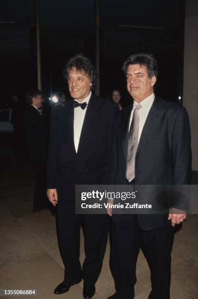 Czech-born British playwright and screenwriter Tom Stoppard and American author, playwright and screenwriter Marc Norman attend the 51st Writers...
