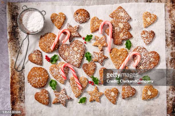 brunkager - almond cookies stock pictures, royalty-free photos & images
