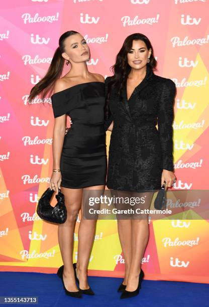 Natalya Wright and Jessica Wright attend ITV Palooza! at The Royal Festival Hall on November 23, 2021 in London, England.