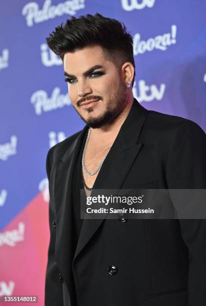 Adam Lambert attends ITV Palooza! at the Royal Festival Hall on November 23, 2021 in London, England.