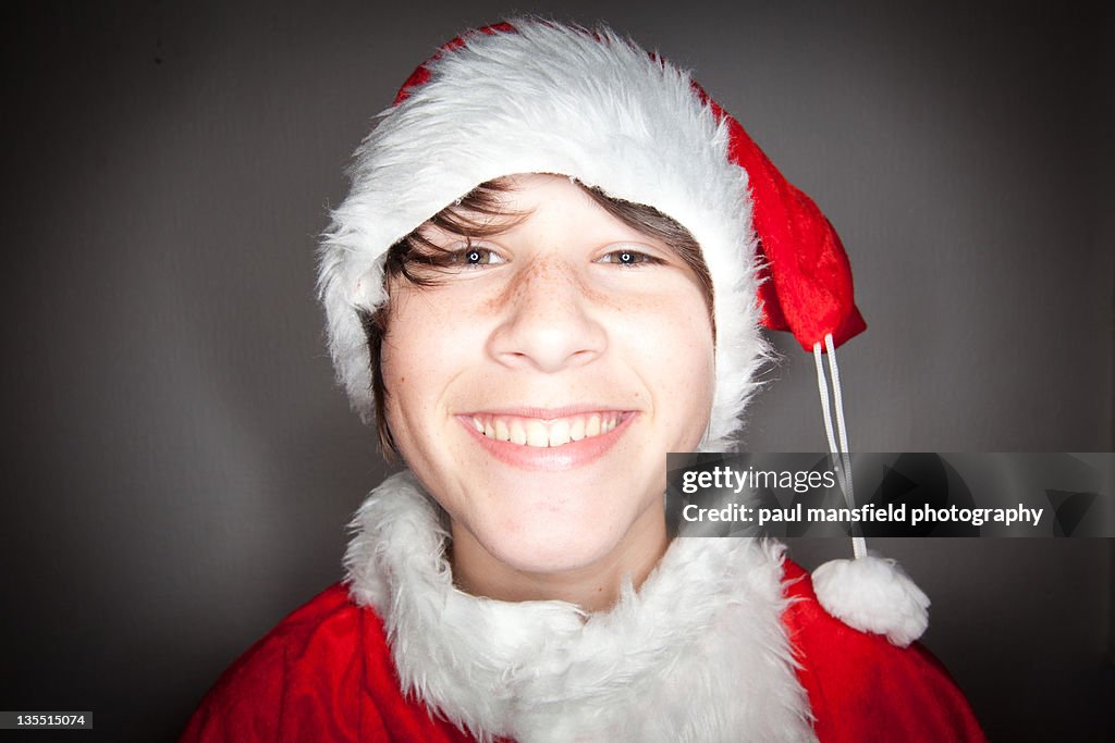 Smiling Father at Christmas