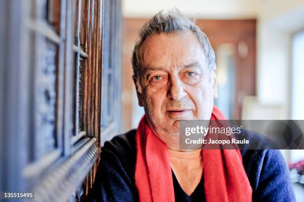 Stephen Frears poses during a portrait session during 2011 Courmayeur Noir In Festival on December 10, 2011 in Courmayeur, Italy.