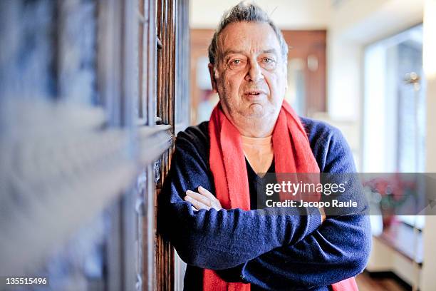 Stephen Frears poses during a portrait session during 2011 Courmayeur Noir In Festival on December 10, 2011 in Courmayeur, Italy.