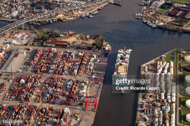 the matanza-riachuelo basin - buenos aires port stock pictures, royalty-free photos & images