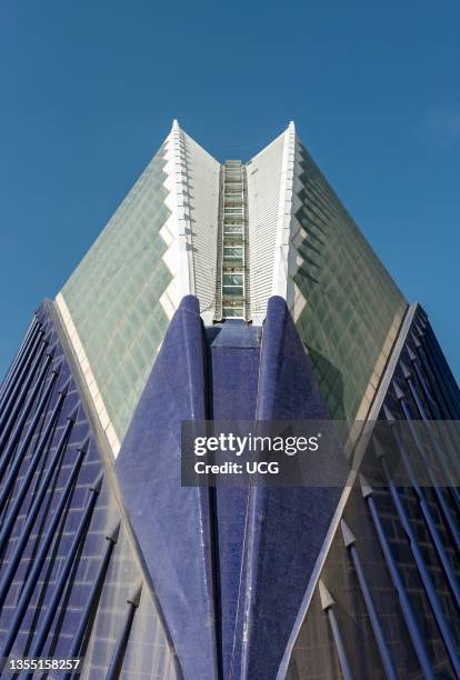 The Agora building, Ciutat de les Arts i les Ciencies, City of Arts and Sciences, Valencia, Spain.