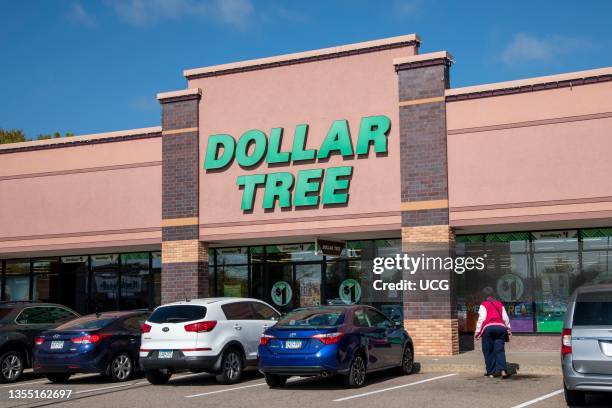Vadnais Heights, Minnesota, Dollar Tree store, a discount variety store is a fortune 500 company.