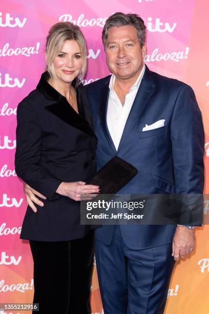 Lisa Faulkner and John Torode attend ITV Palooza! at The Royal Festival Hall on November 23, 2021 in London, England.