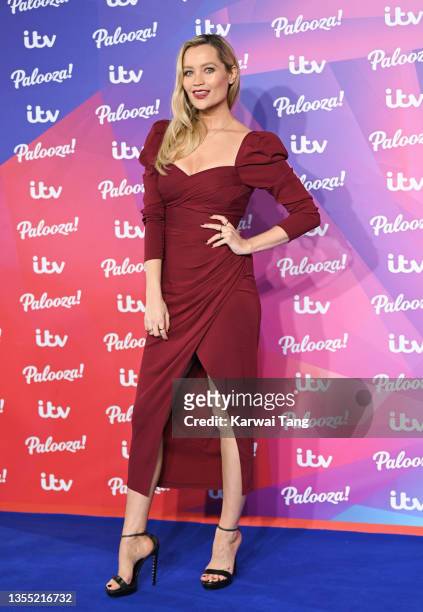 Laura Whitmore attends ITV Palooza! at The Royal Festival Hall on November 23, 2021 in London, England.