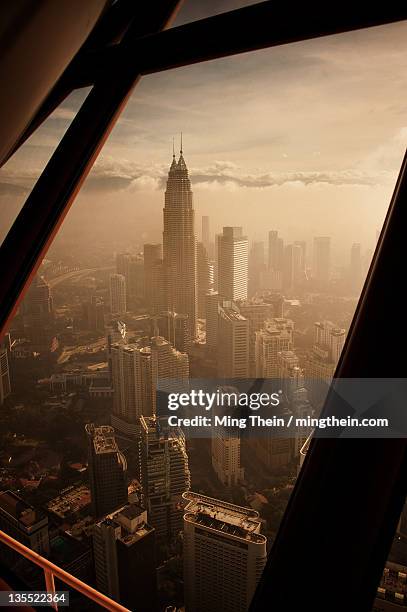petronas towers - kuala lumpur stock pictures, royalty-free photos & images