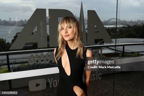 Gretta Ray attends the 2021 ARIA Awards at Taronga Zoo on November 24, 2021 in Sydney, Australia.