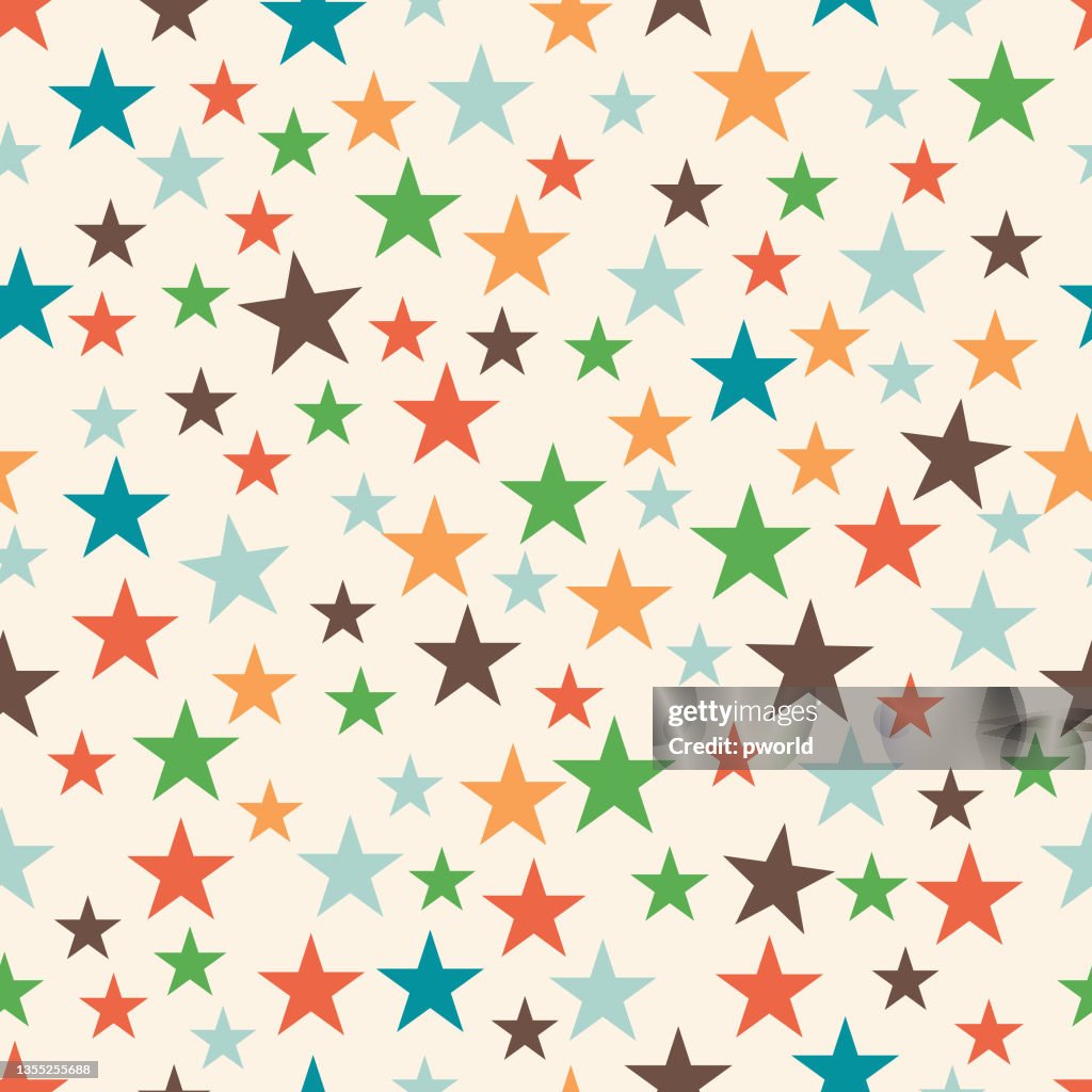 Star Seamless Pattern High-Res Vector Graphic - Getty Images