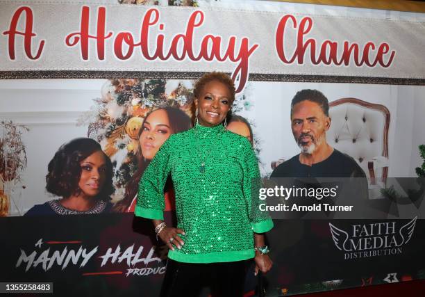 Vanessa Bell Calloway attends a screening of "A Holiday Chance" at TCL Chinese Theatre on November 23, 2021 in Hollywood, California.