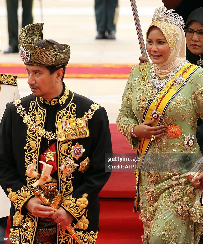 The outgoing 13th king of Malaysia, Tuan